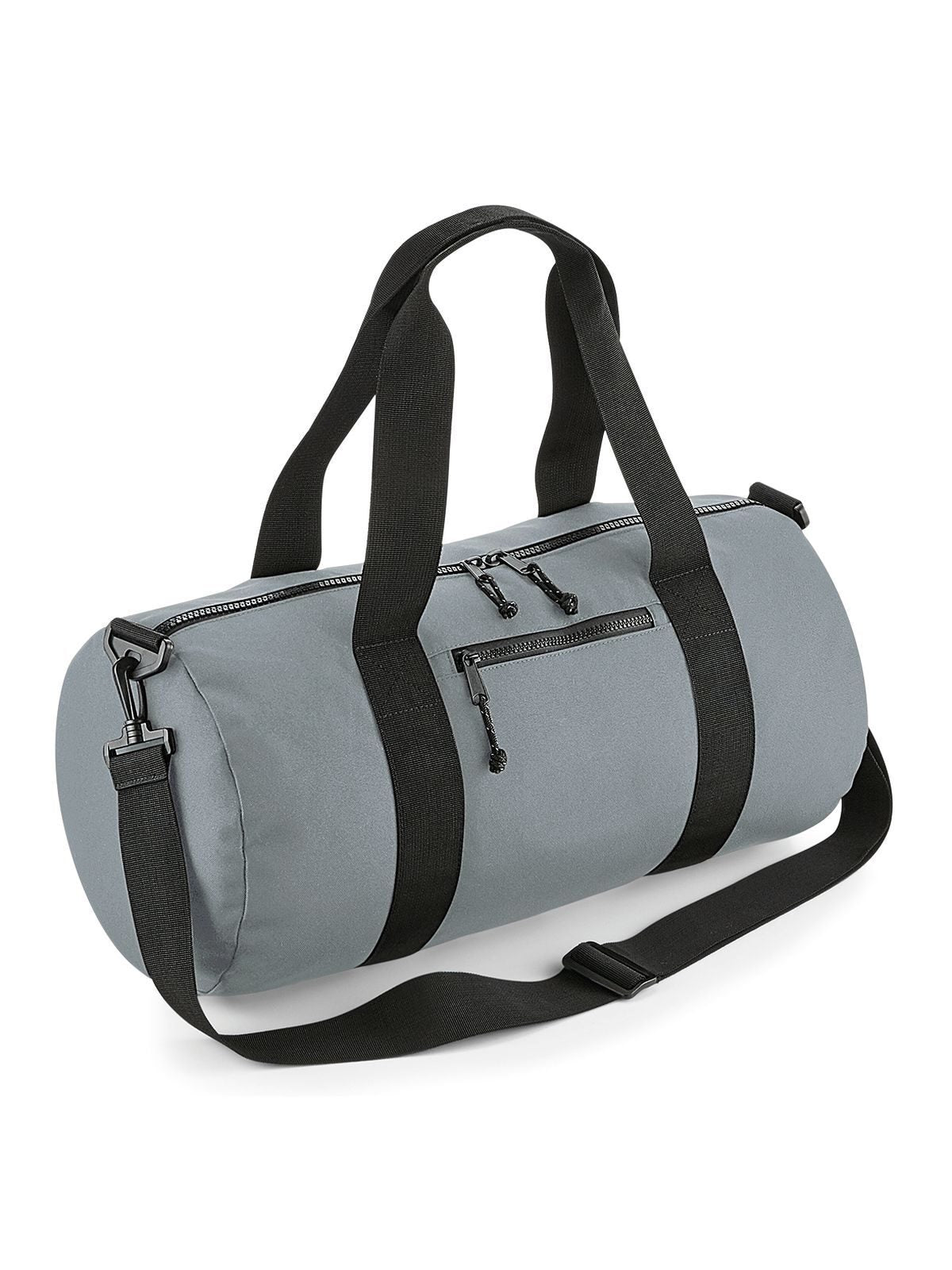 Recycled Barrel Bag Herren Tasche / Rucksack – Bag Base – Farbe pure grey – individuell veredelbar