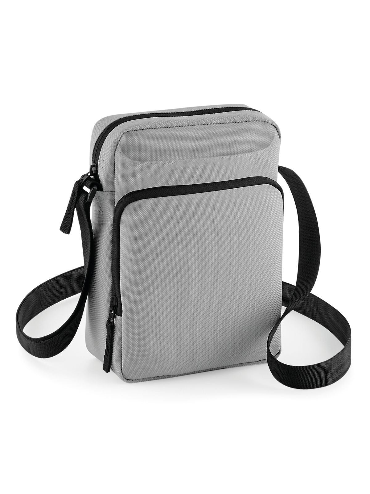 Cross Body Bag Herren Tasche / Rucksack – Bag Base – Farbe Hellgrau – individuell veredelbar