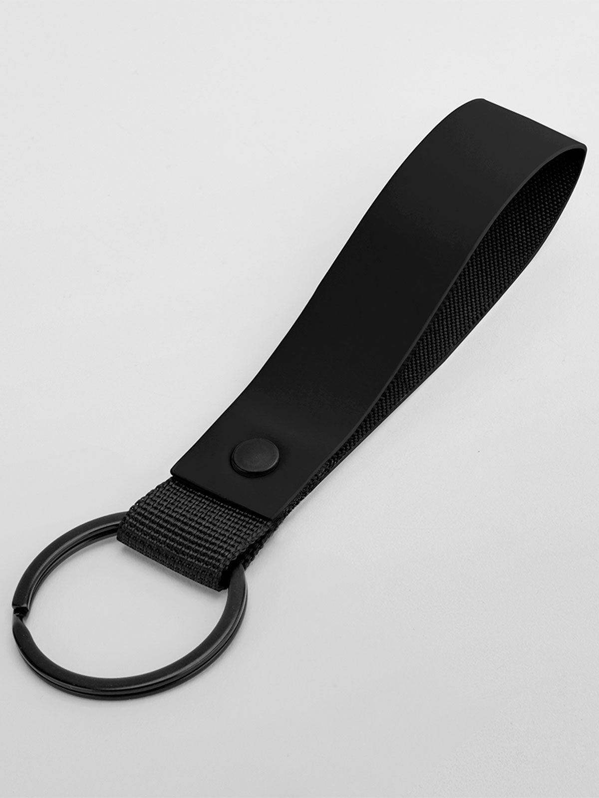 Matte PU Keyring Herren Zubehör – Bag Base – Farbe Schwarz – individuell veredelbar