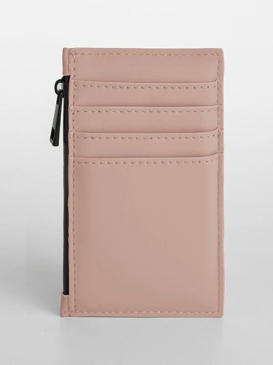 Matte PU Card Holder Herren Zubehör – Bag Base – Farbe nude pink – individuell veredelbar