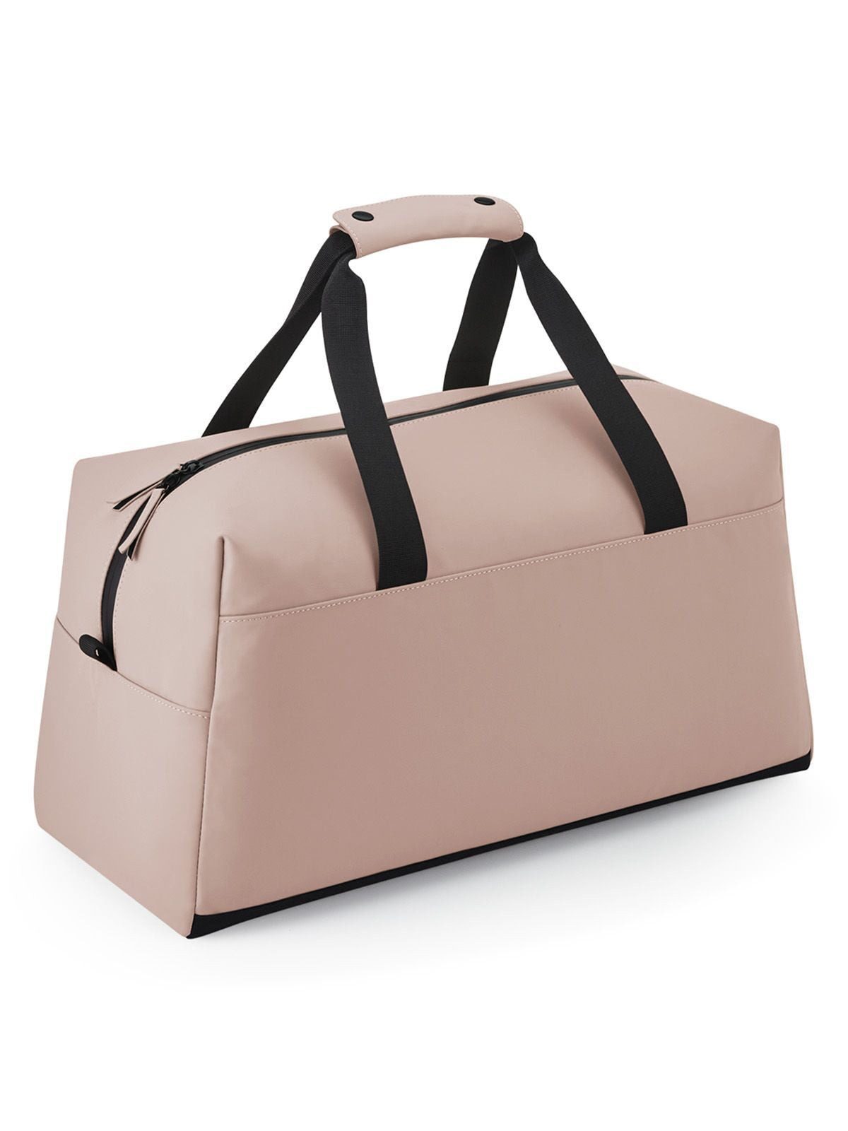 Matte PU Weekender Herren Tasche / Rucksack – Bag Base – Farbe nude pink – individuell veredelbar