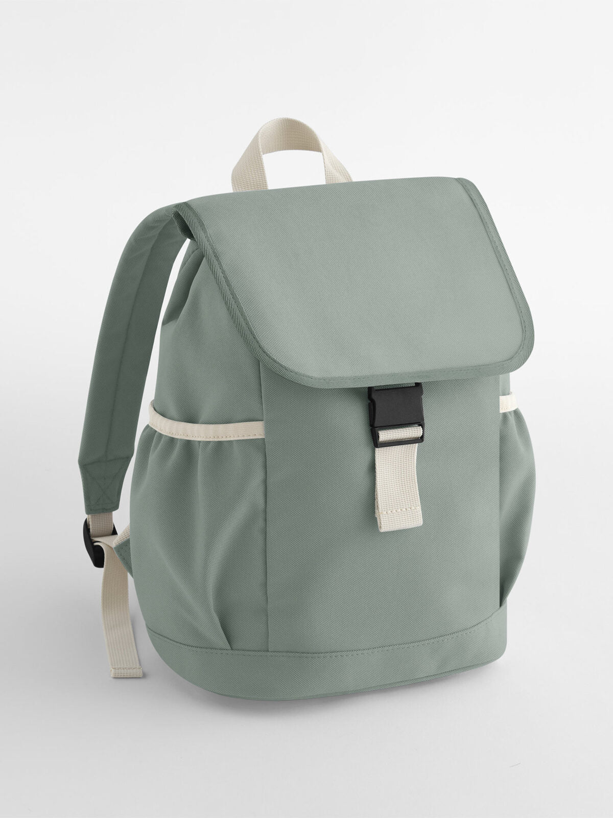 Adventure Backpack Kinder Tasche / Rucksack – Bag Base – Farbe dusty green – individuell veredelbar
