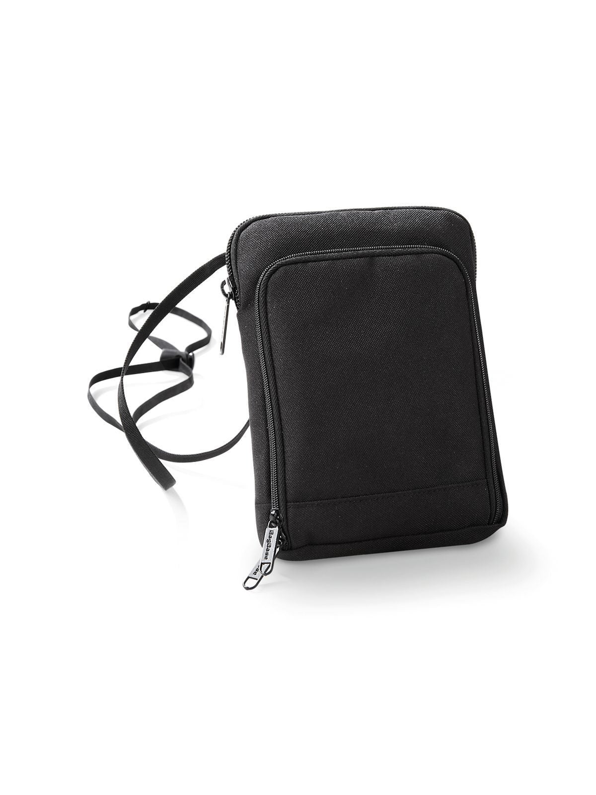 Travel Wallet Herren Tasche / Rucksack – Bag Base – Farbe Schwarz – individuell veredelbar