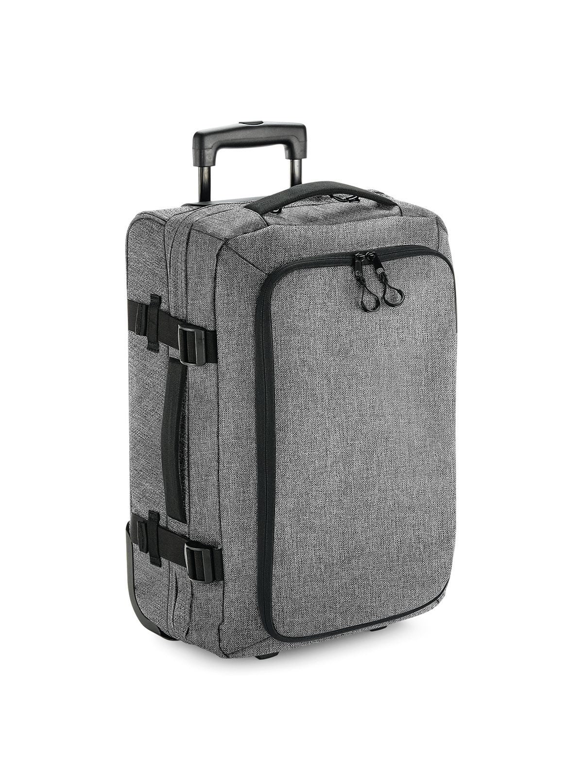 Escape Carry-on Wheelie Herren Tasche / Rucksack – Bag Base – Farbe grey marl – individuell veredelbar