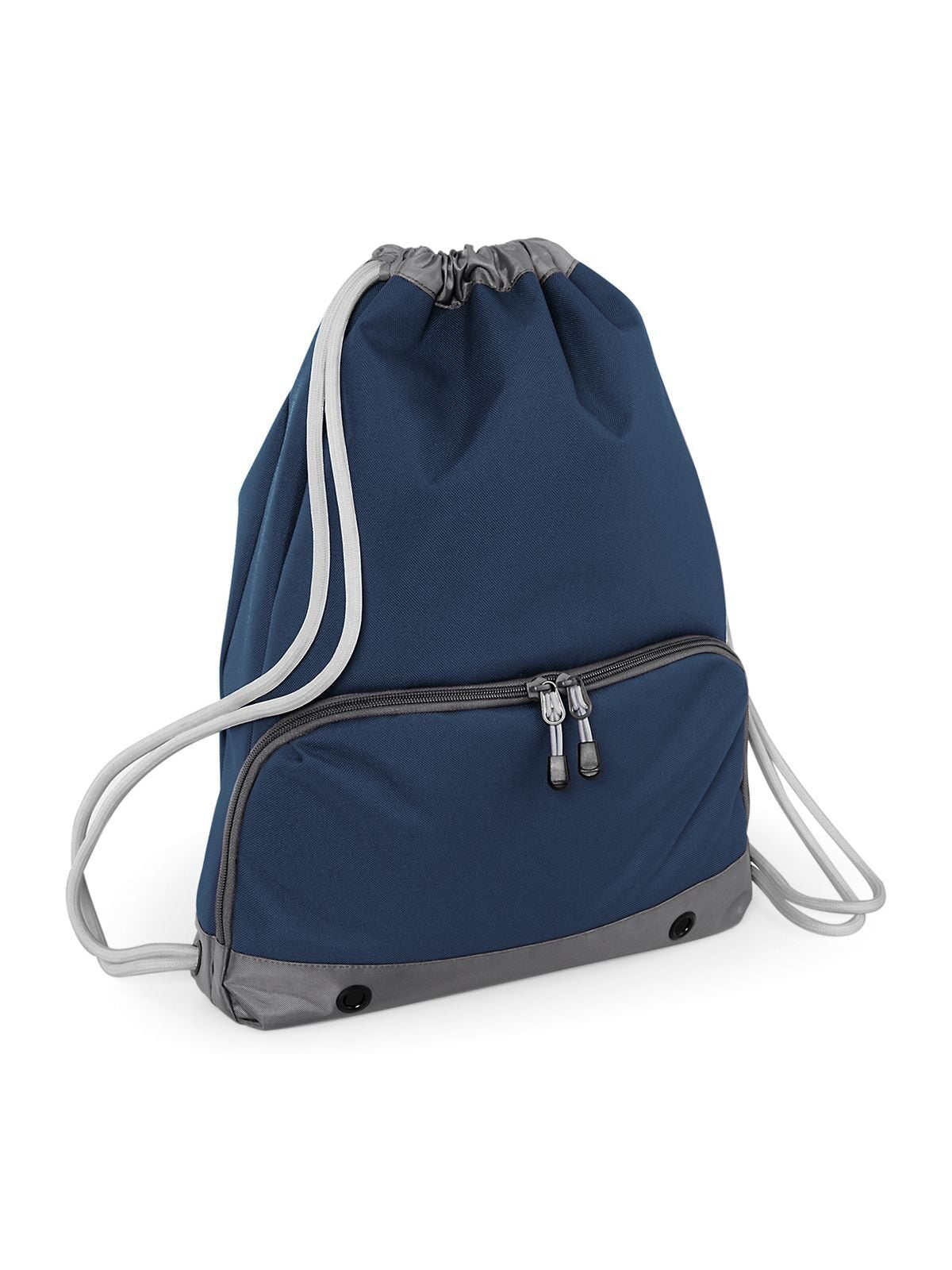 Athleisure Gymsac Herren Tasche / Rucksack – Bag Base – Farbe french Navy – individuell veredelbar