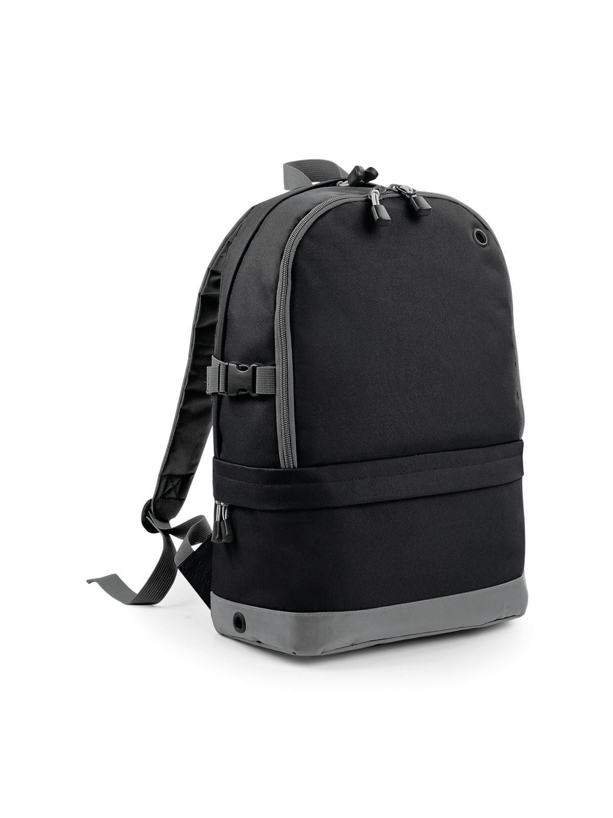 Sports Backpack Herren Tasche / Rucksack – Bag Base – Farbe Schwarz – individuell veredelbar