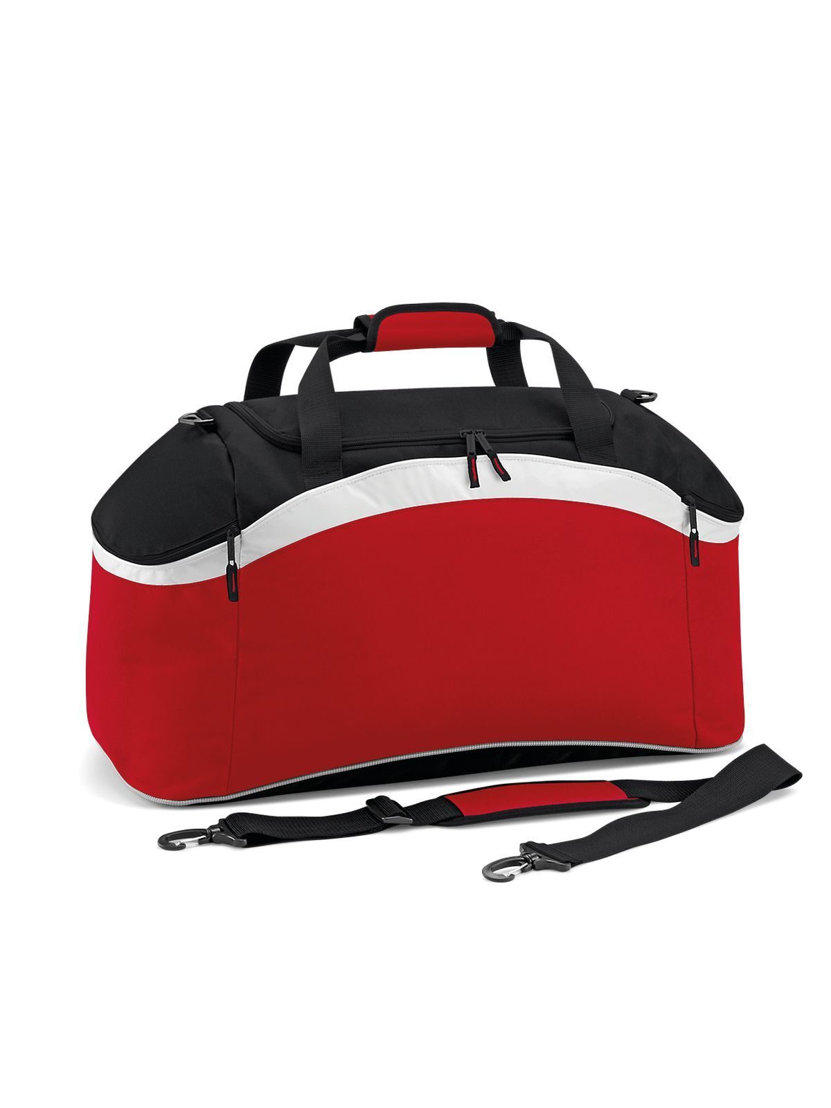 Teamwear Holdall Herren Tasche / Rucksack – Bag Base – Farbe classic red/black/white – individuell veredelbar