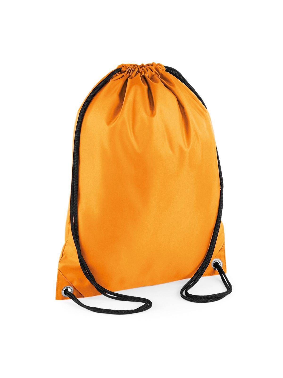 Budget Gymsac Tasche / Rucksack – Bag Base – Farbe Orange – individuell veredelbar