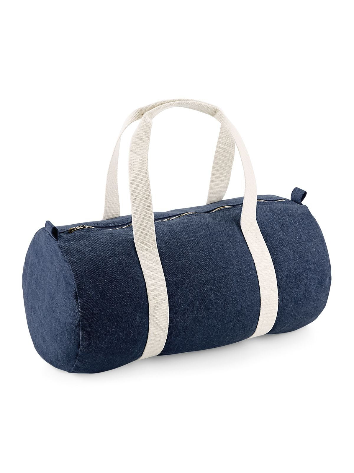 Denim Barrel Bag Damen Tasche / Rucksack – Bag Base – Farbe denim blue – individuell veredelbar