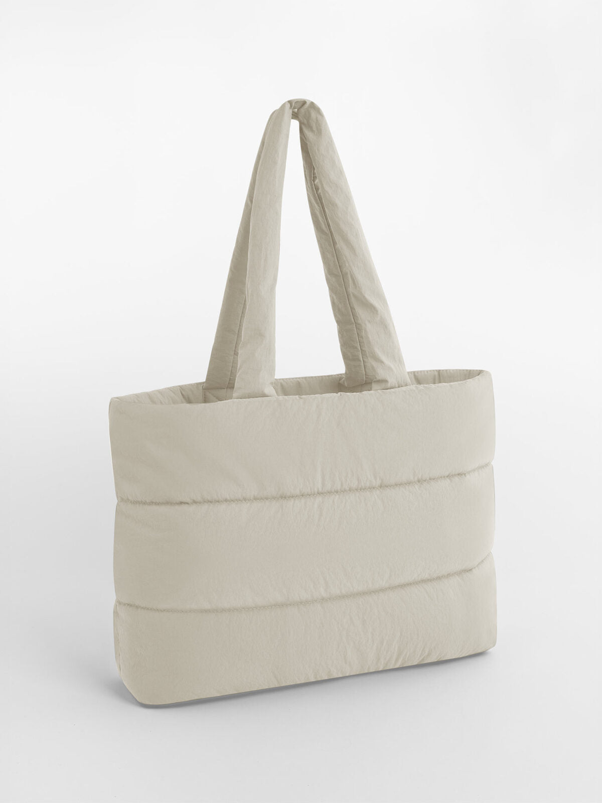 Quilted Tote Bag Herren Tasche / Rucksack – Bag Base – Farbe natural stone – individuell veredelbar