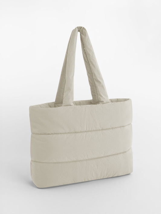 Quilted Tote Bag Herren Tasche / Rucksack – Bag Base – Farbe natural stone – individuell veredelbar