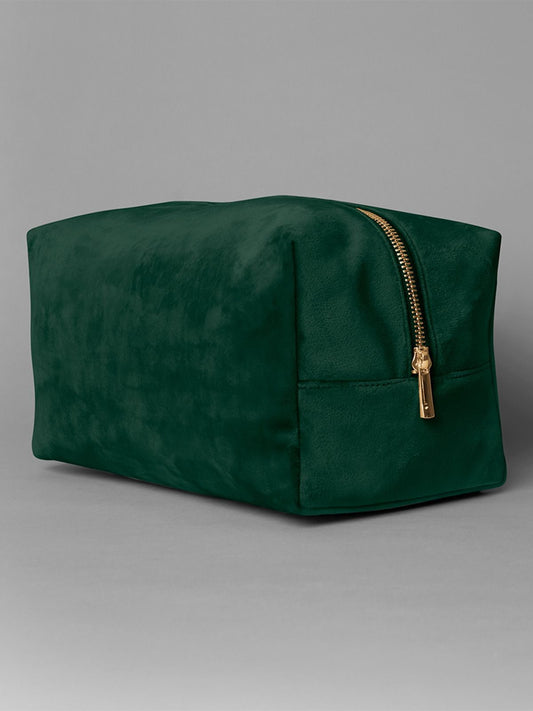 Velvet Toiletry/Accessory Case Herren Tasche / Rucksack – Bag Base – Farbe dark emerald – individuell veredelbar