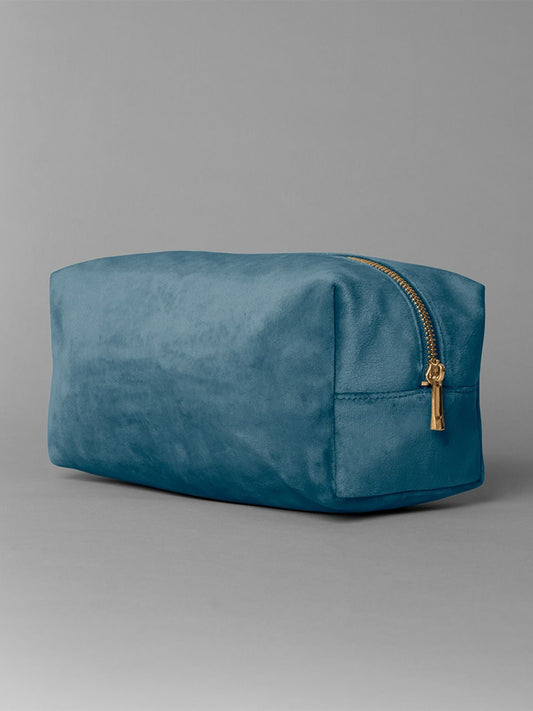 Velvet Toiletry/Accessory Case Herren Tasche / Rucksack – Bag Base – Farbe blue topaz – individuell veredelbar