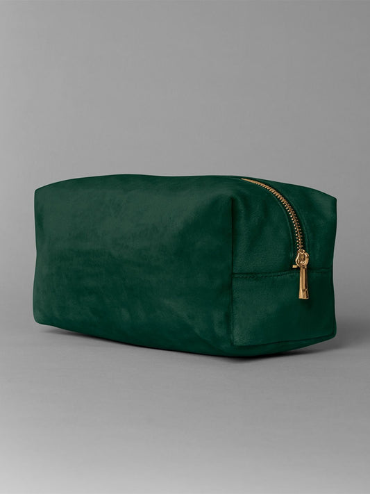 Velvet Toiletry/Accessory Case Herren Tasche / Rucksack – Bag Base – Farbe dark emerald – individuell veredelbar