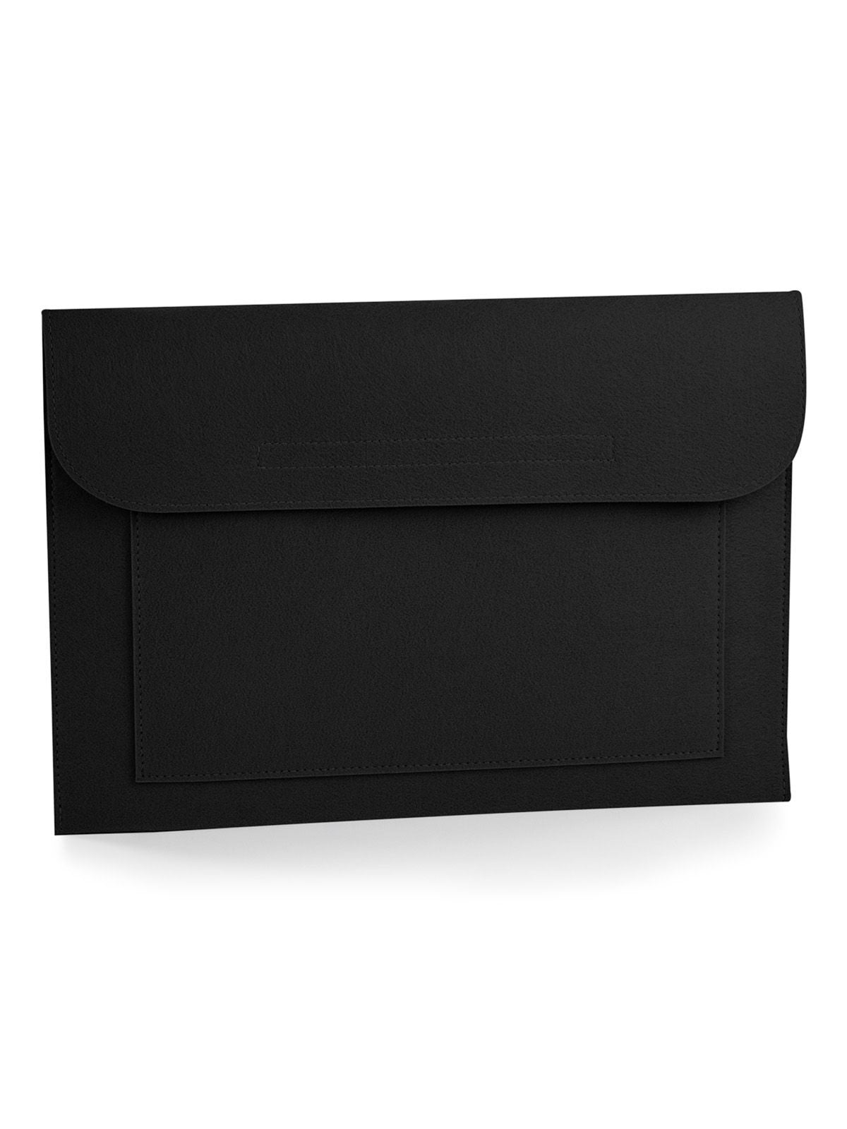 Felt Laptop/Document slip Damen Tasche / Rucksack – Bag Base – Farbe Schwarz – individuell veredelbar