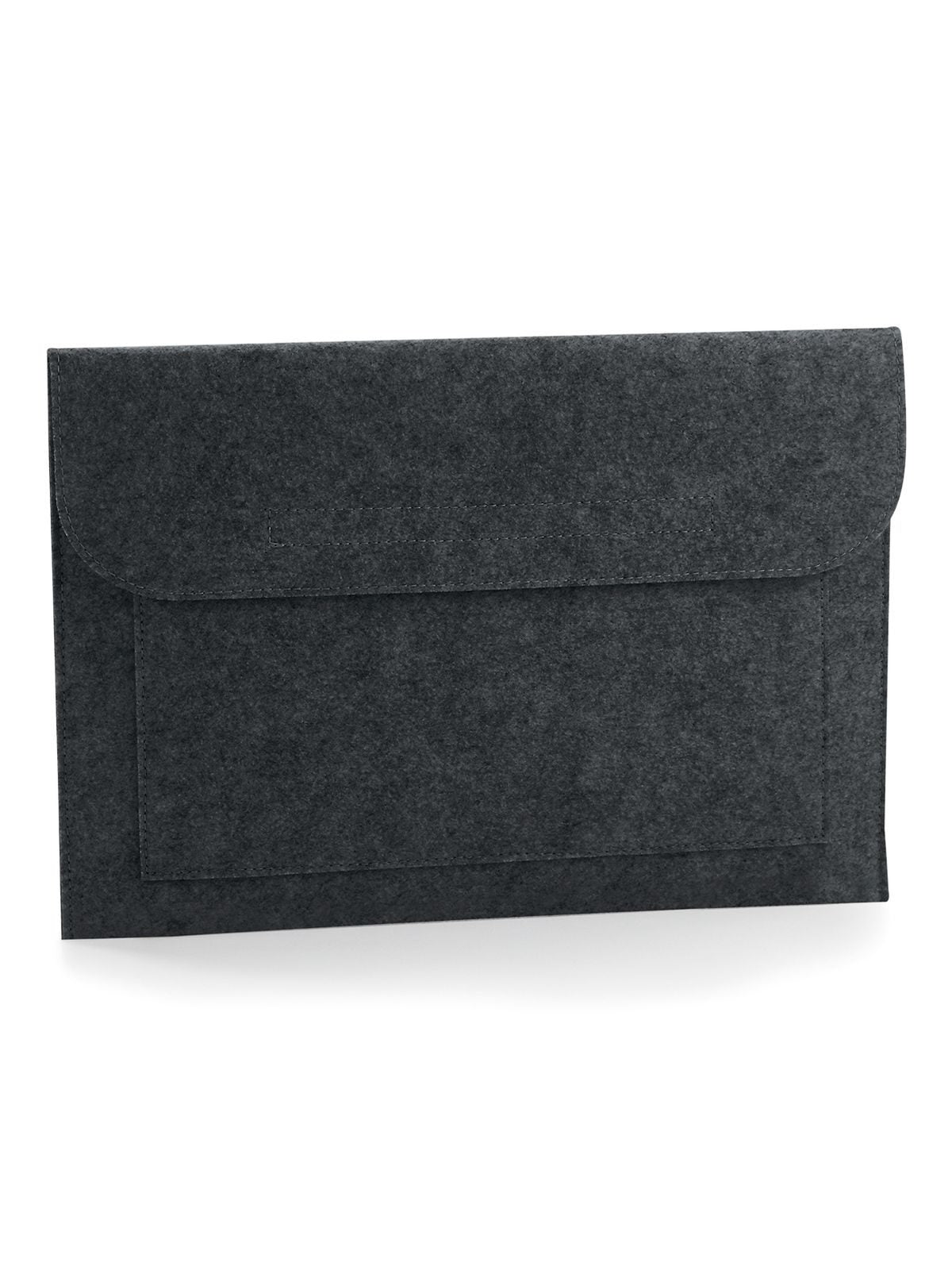 Felt Laptop/Document slip Damen Tasche / Rucksack – Bag Base – Farbe charcoal melange – individuell veredelbar