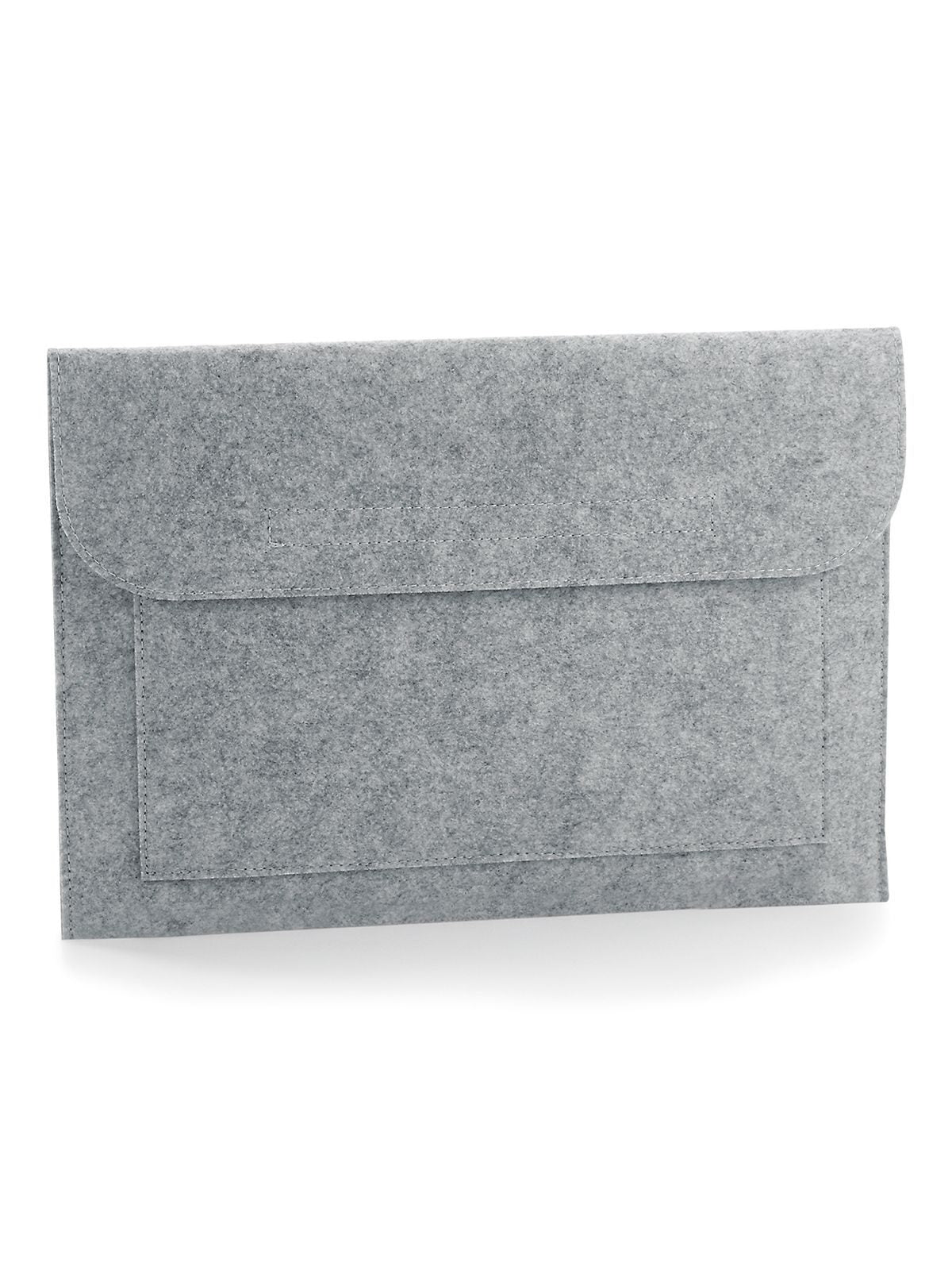 Felt Laptop/Document slip Damen Tasche / Rucksack – Bag Base – Farbe grey melange – individuell veredelbar