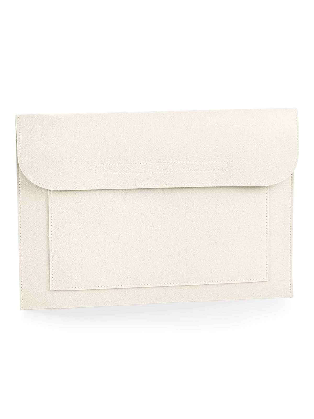 Felt Laptop/Document slip Damen Tasche / Rucksack – Bag Base – Farbe soft white – individuell veredelbar