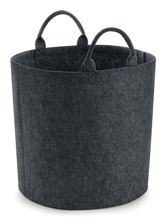 Felt Trug Herren Tasche / Rucksack – Bag Base – Farbe charcoal melange – individuell veredelbar