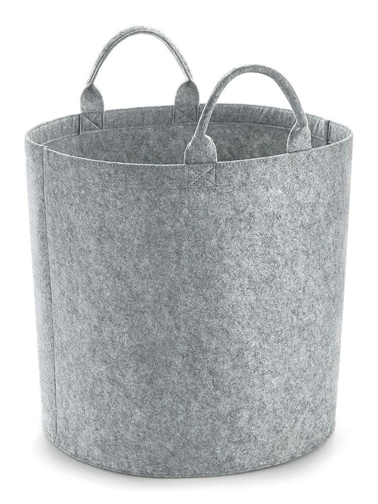 Felt Trug Herren Tasche / Rucksack – Bag Base – Farbe grey melange – individuell veredelbar