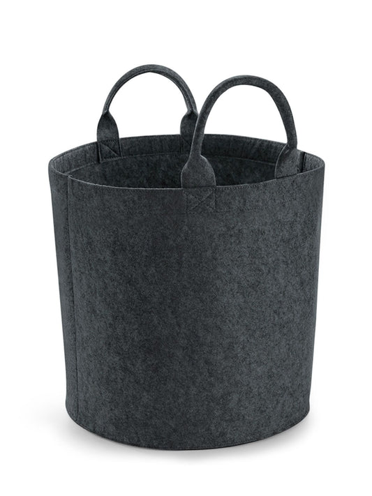 Felt Trug Herren Tasche / Rucksack – Bag Base – Farbe charcoal melange – individuell veredelbar