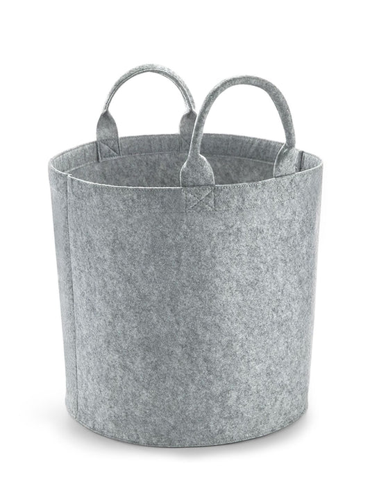 Felt Trug Herren Tasche / Rucksack – Bag Base – Farbe grey melange – individuell veredelbar