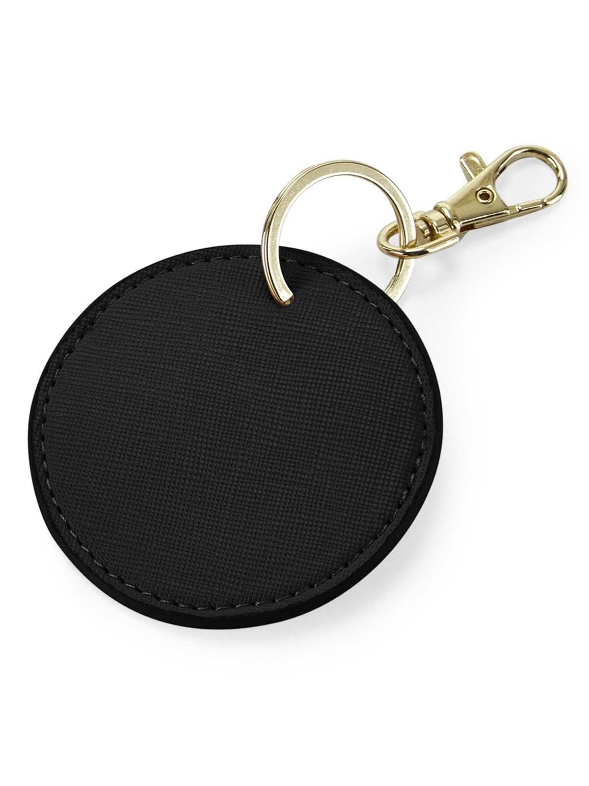 Boutique Circular Key Clip Zubehör – Bag Base – Farbe Schwarz – individuell veredelbar