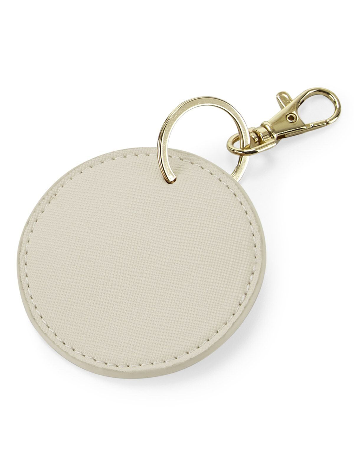 Boutique Circular Key Clip Zubehör – Bag Base – Farbe oyster – individuell veredelbar