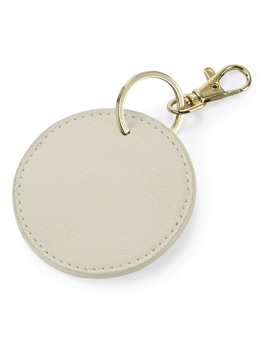 Boutique Circular Key Clip Zubehör – Bag Base – Farbe oyster – individuell veredelbar