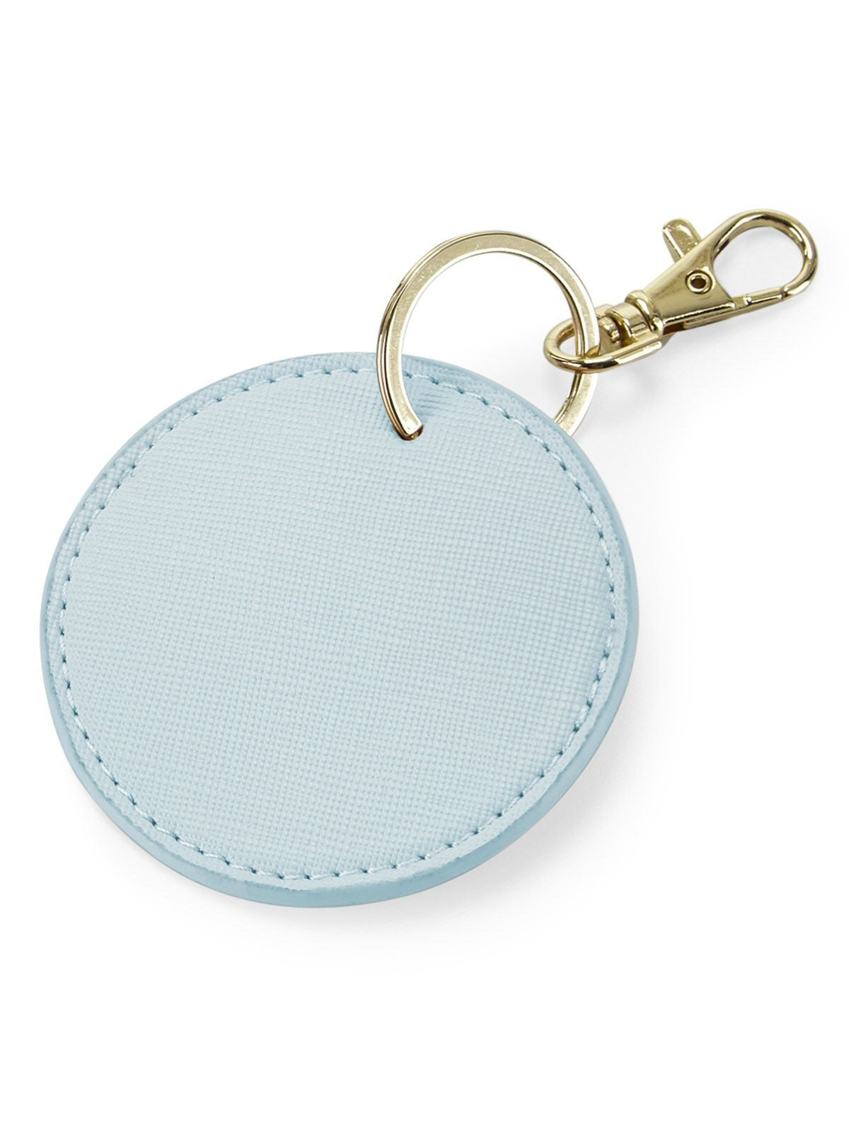 Boutique Circular Key Clip Zubehör – Bag Base – Farbe soft blue – individuell veredelbar