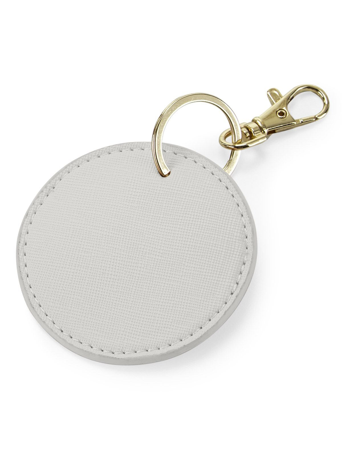 Boutique Circular Key Clip Zubehör – Bag Base – Farbe soft grey – individuell veredelbar