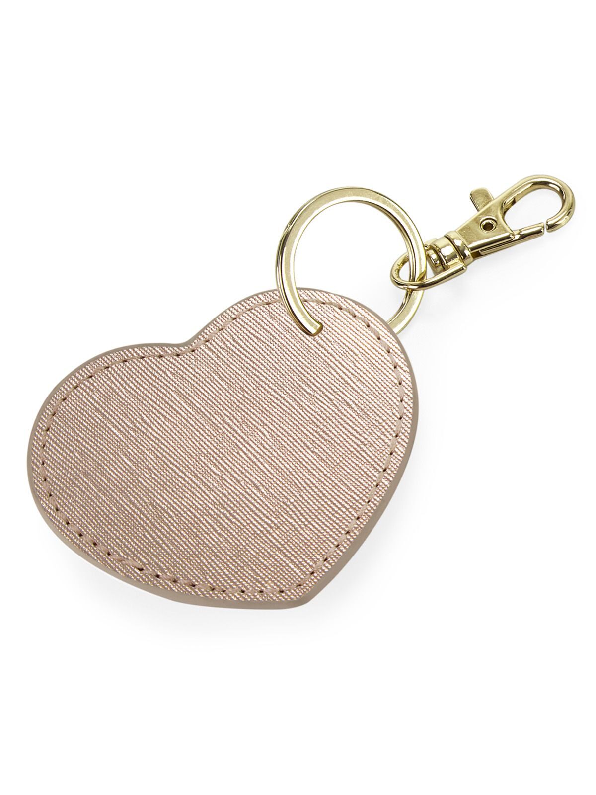 Boutique Heart Key Clip Zubehör – Bag Base – Farbe rose gold – individuell veredelbar