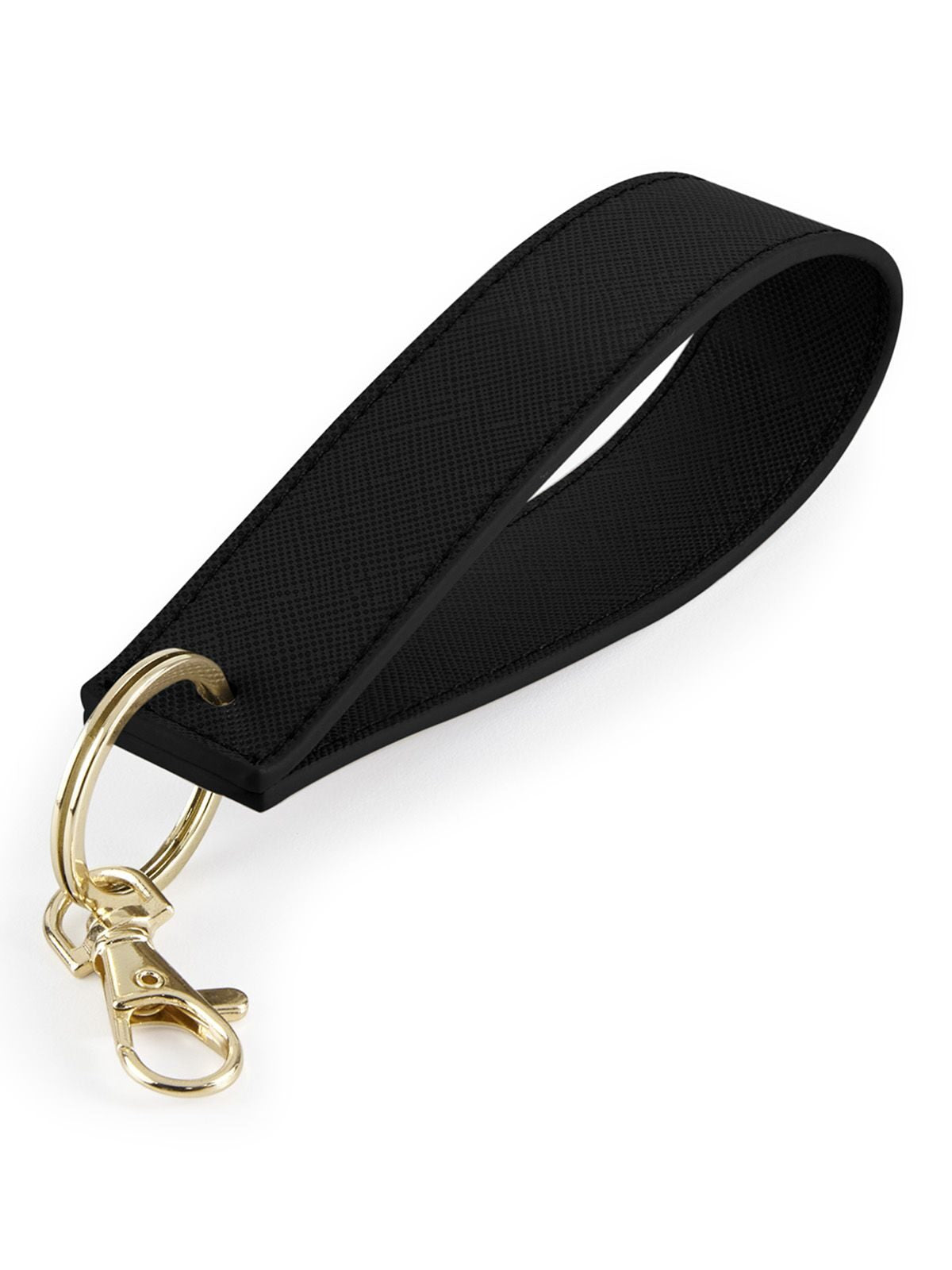 Boutique Wristlet Keyring Zubehör – Bag Base – Farbe Schwarz – individuell veredelbar