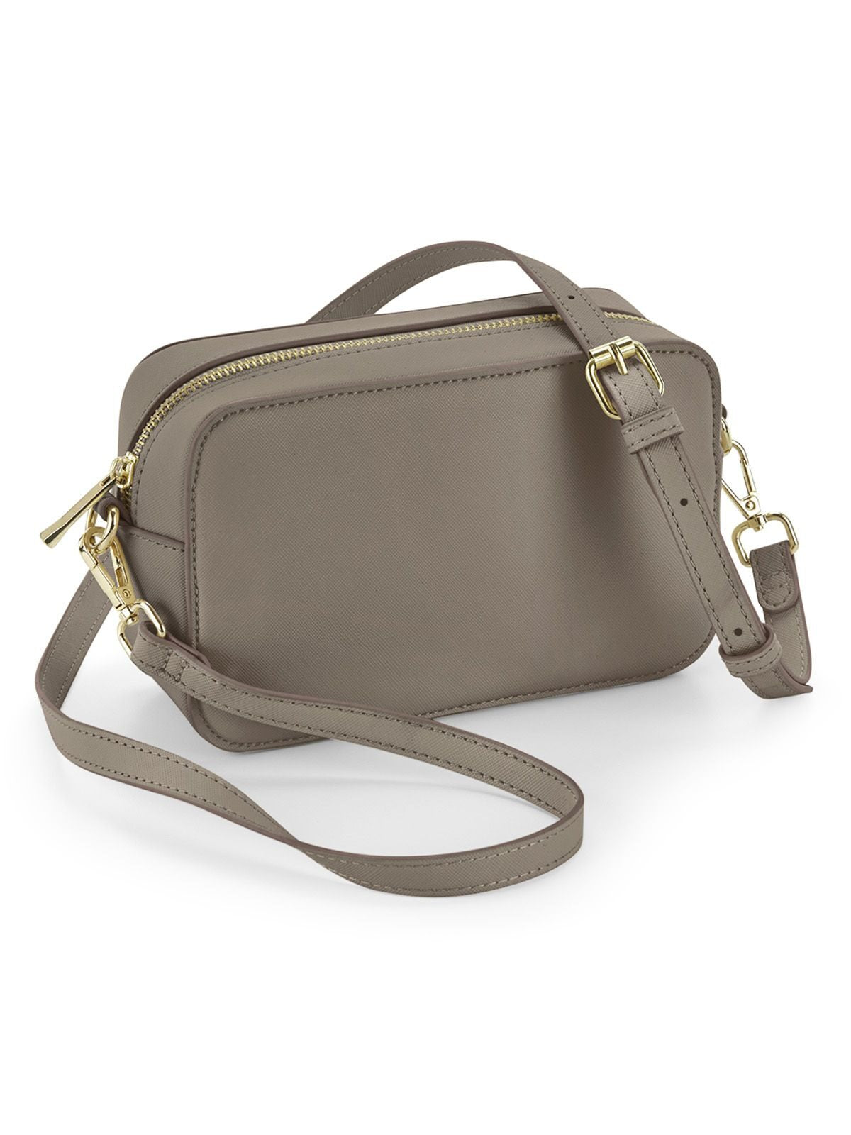 Boutique Structured Cross Body Bag Herren Tasche / Rucksack – Bag Base – Farbe taupe – individuell veredelbar
