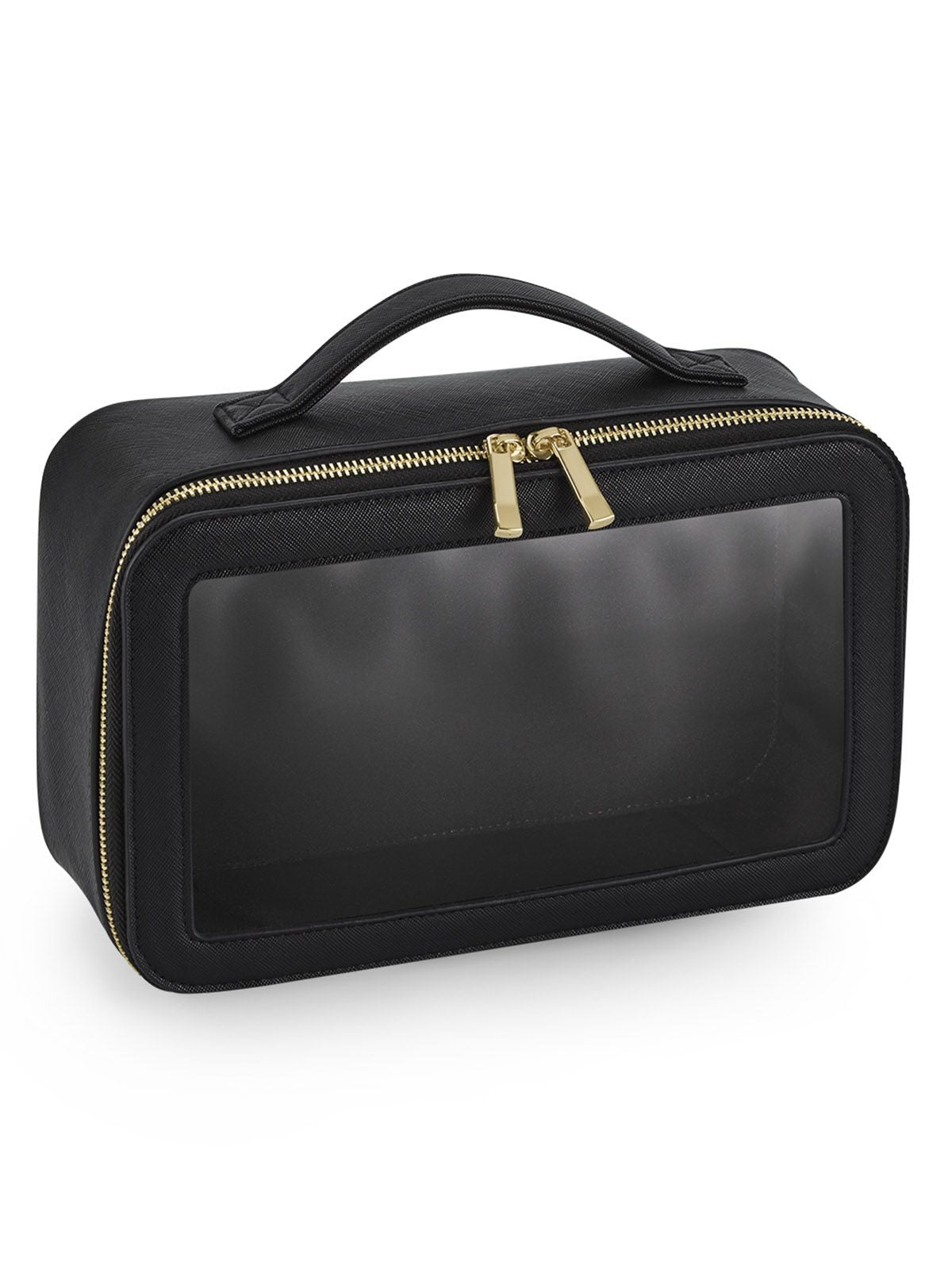 Boutique Clear Window Travel Case Herren Tasche / Rucksack – Bag Base – Farbe Schwarz – individuell veredelbar