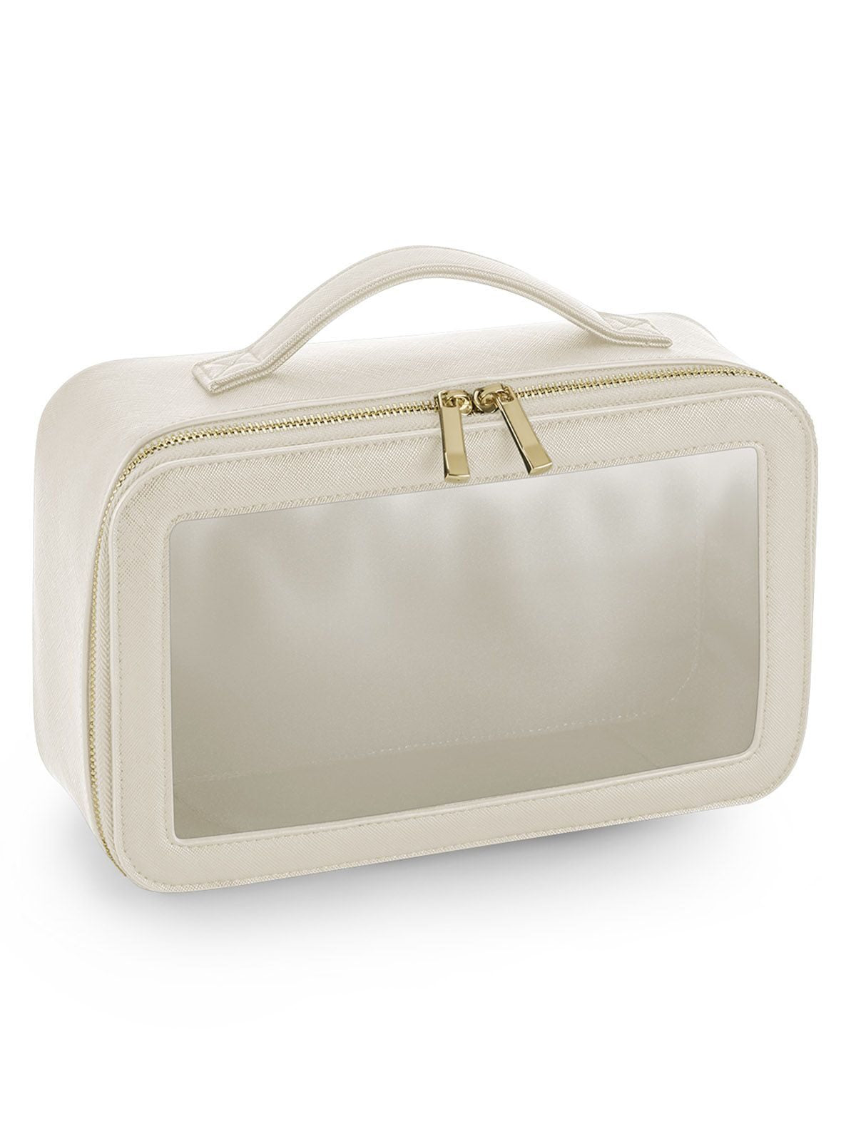 Boutique Clear Window Travel Case Herren Tasche / Rucksack – Bag Base – Farbe oyster – individuell veredelbar