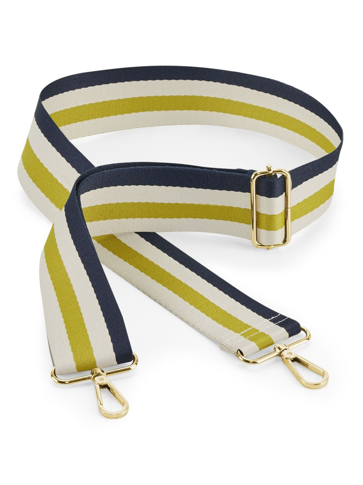 Boutique Adjustable Bag Strap Herren Zubehör – Bag Base – Farbe navy/oyster/yellow – individuell veredelbar