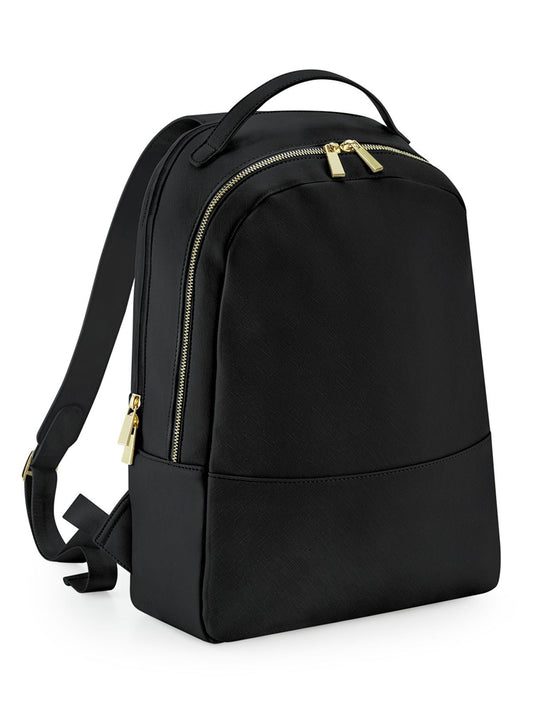 Boutique Backpack Herren Tasche / Rucksack – Bag Base – Farbe Schwarz – individuell veredelbar