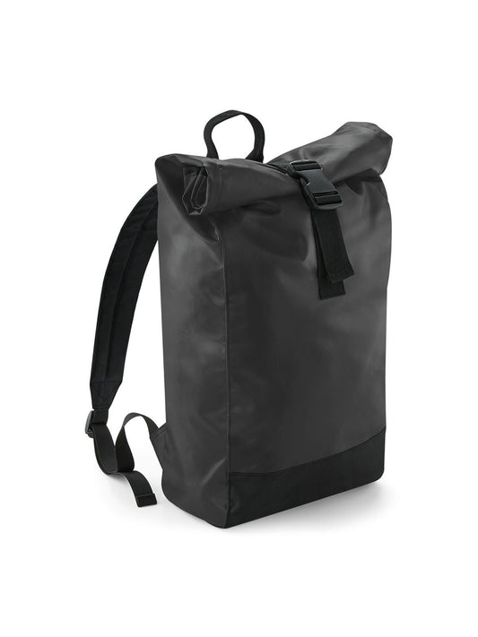 Tarp Roll-Top Backpack Herren Tasche / Rucksack – Bag Base – Farbe Schwarz – individuell veredelbar
