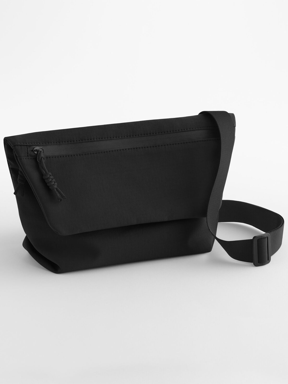Minimal Lifestyle Mini Messenger Herren Tasche / Rucksack – Bag Base – Farbe Schwarz – individuell veredelbar