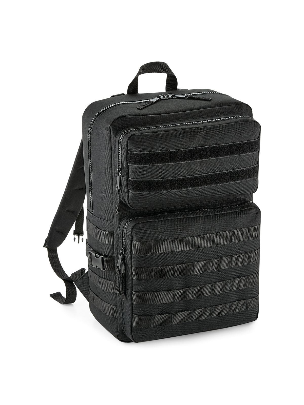Molle Tactical Backpack Herren Tasche / Rucksack – Bag Base – Farbe Schwarz – individuell veredelbar