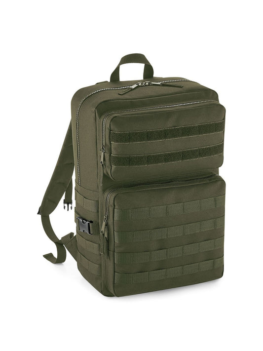 Molle Tactical Backpack Herren Tasche / Rucksack – Bag Base – Farbe military green – individuell veredelbar