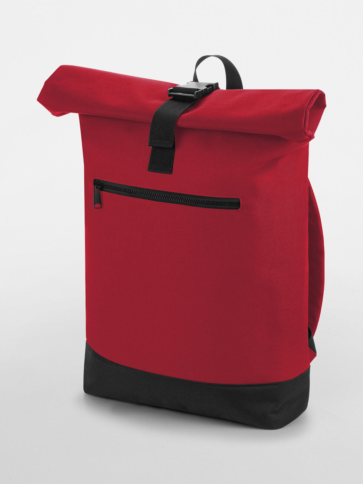 Roll-Top Backpack Herren Tasche / Rucksack – Bag Base – Farbe classic red – individuell veredelbar