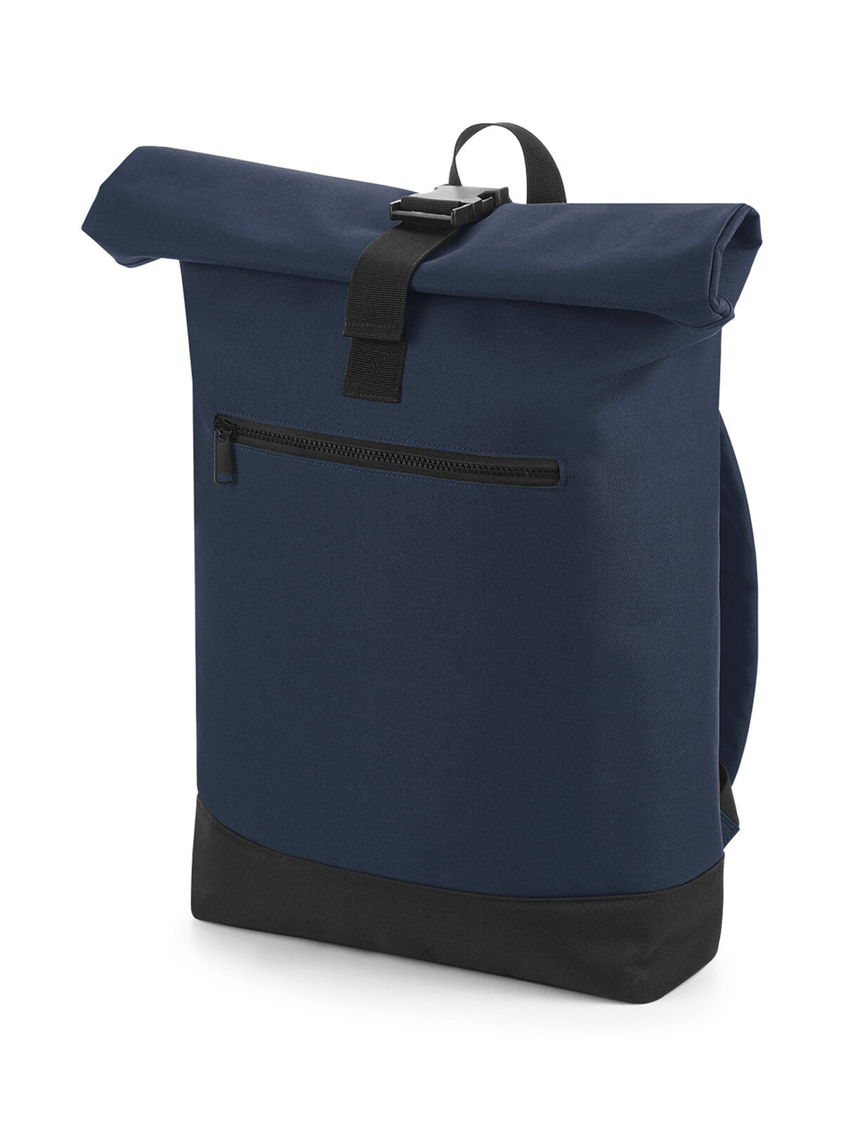 Roll-Top Backpack Herren Tasche / Rucksack – Bag Base – Farbe french Navy – individuell veredelbar