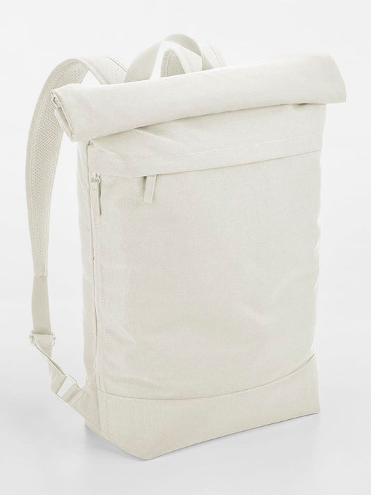 Simplicity Roll-Top Backpack Herren Tasche / Rucksack – Bag Base – Farbe Beige – individuell veredelbar