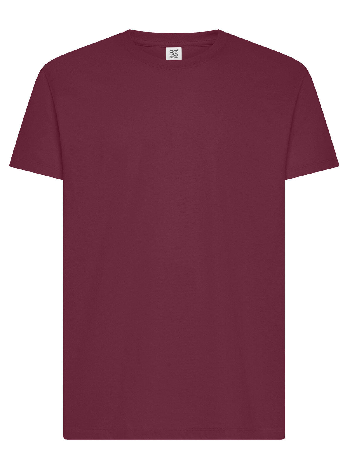 Core 190 T-Shirt – Black Spider – Farbe Burgundy – individuell veredelbar