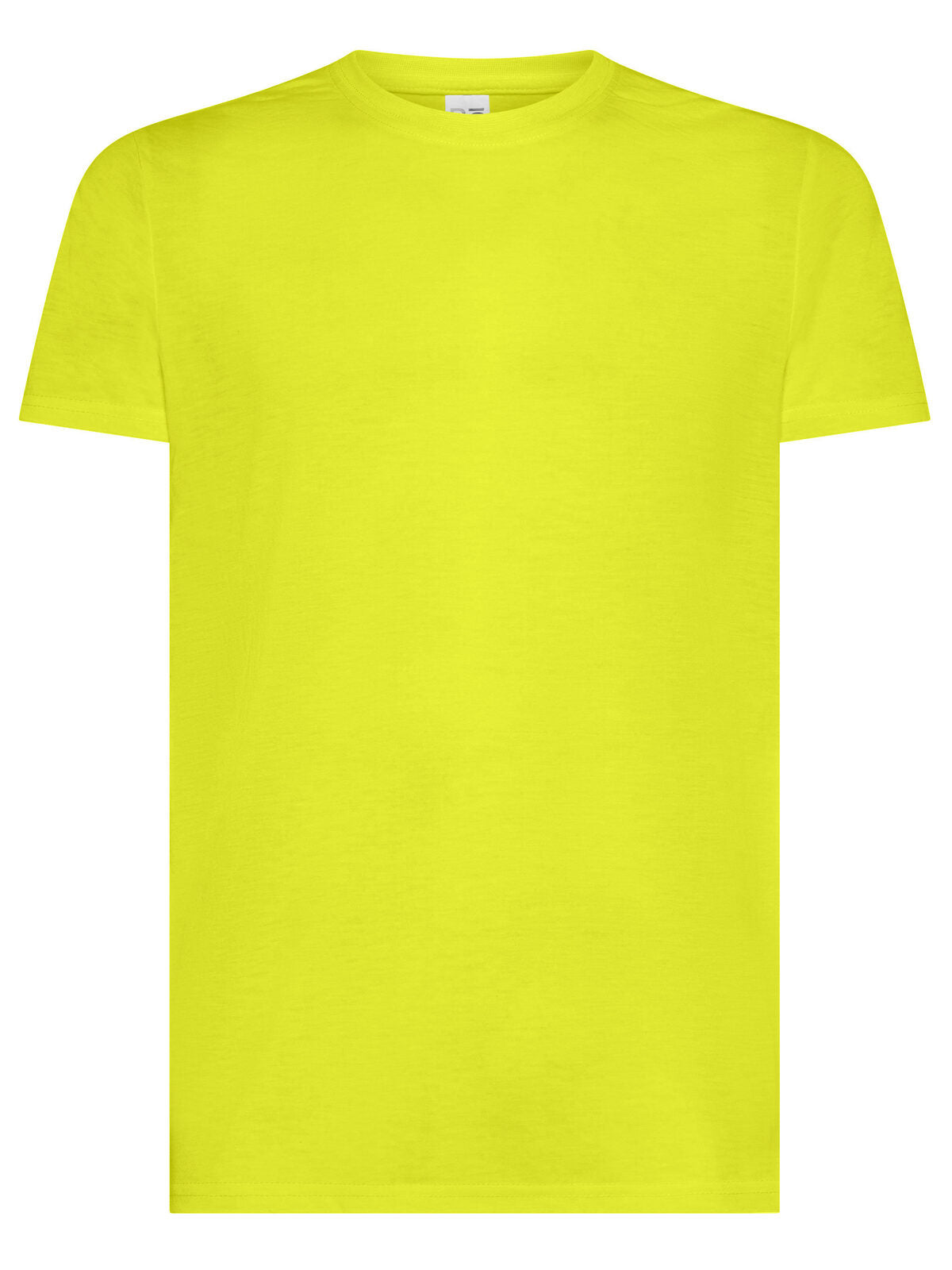 Cotton Touch Herren T-Shirt – Black Spider – Farbe yellow fluo – individuell veredelbar