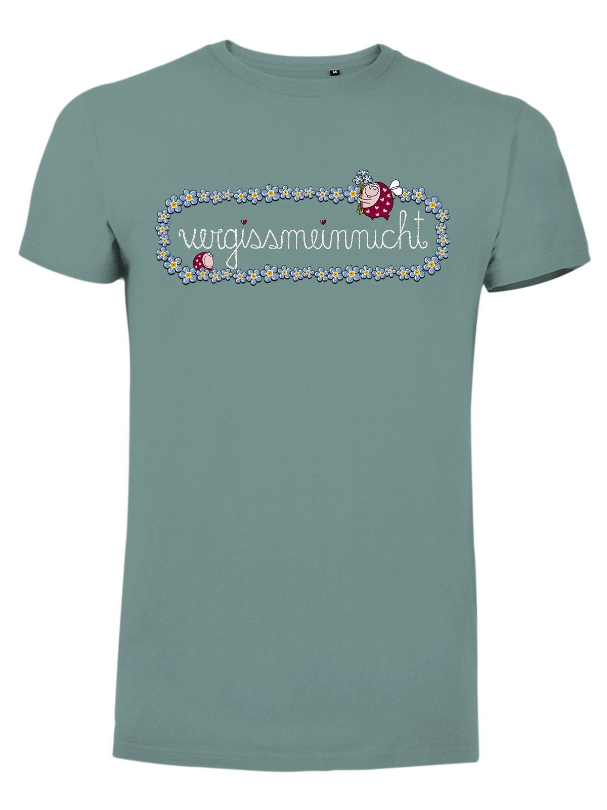 Jochen Gasser Damen T-Shirt – Vergissmeinnicht Design
