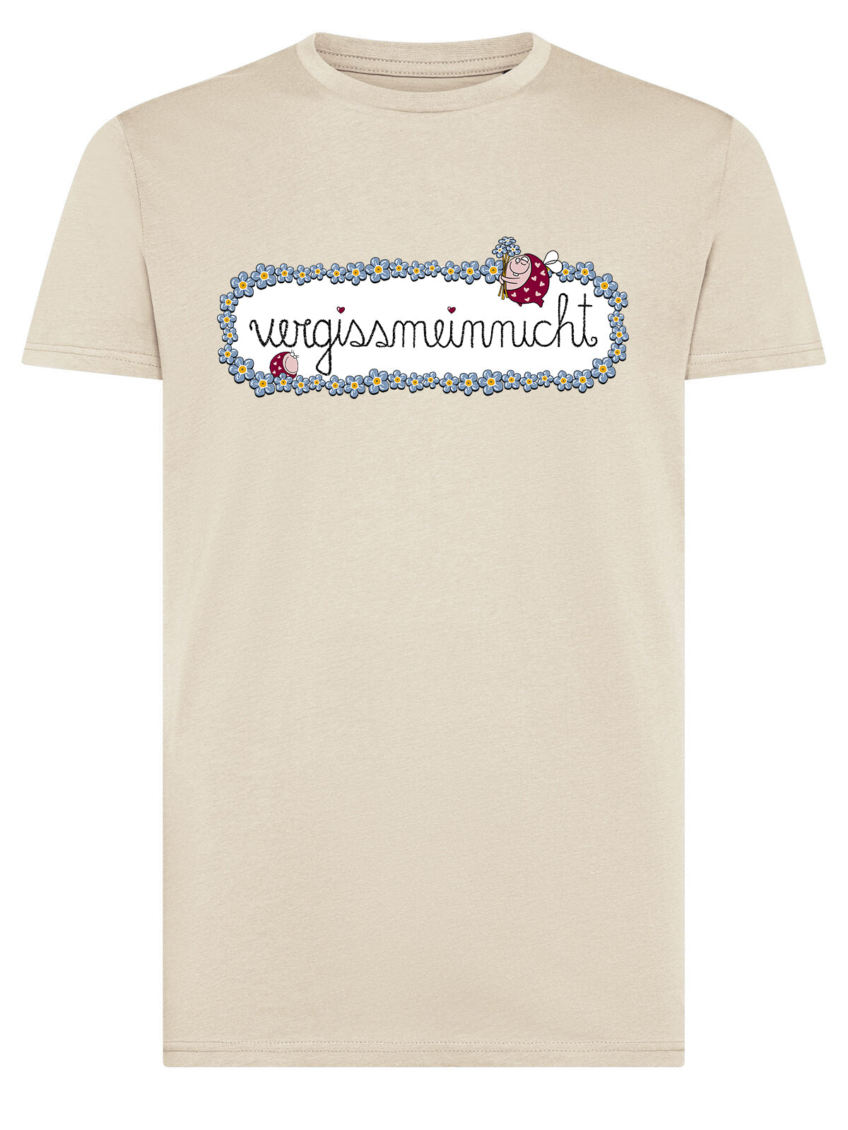 Jochen Gasser Damen T-Shirt – Vergissmeinnicht Design