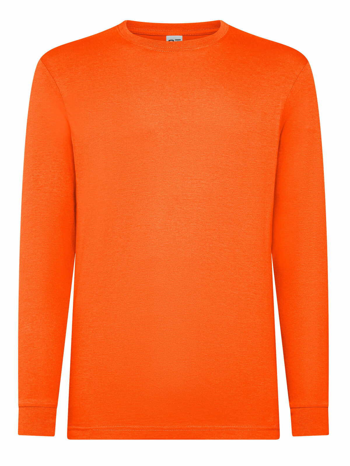 Evolution LS T-Shirt – Black Spider – Farbe Safety Orange – individuell veredelbar